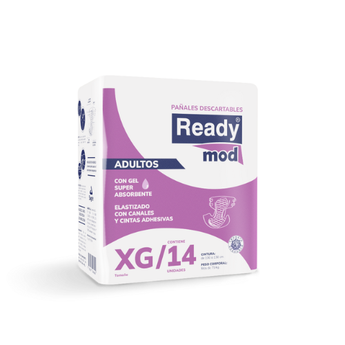 PAÑAL READYMOD EXG x 14